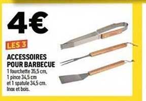 LES 3 ACCESSOIRES POUR BARBECUE