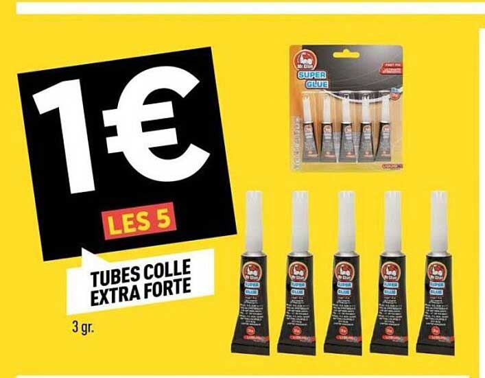 LES 5 TUBES COLLE EXTRA FORTE