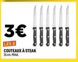 LES 6 COUTEAUX À STEAK