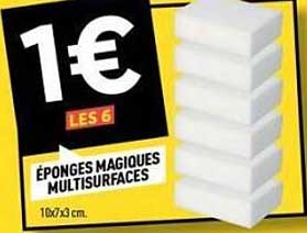 LES 6 ÉPONGES MAGIQUES MULTISURFACES