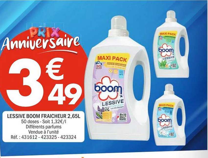 LESSIVE BOOM FRAICHEUR 2,65L