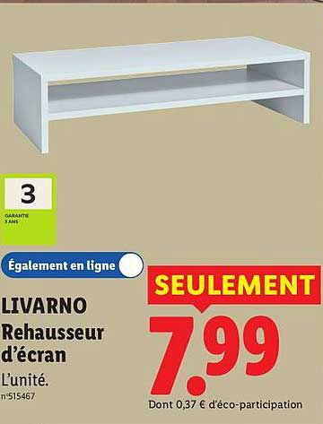 LIVARNO Rehausseur d’écran