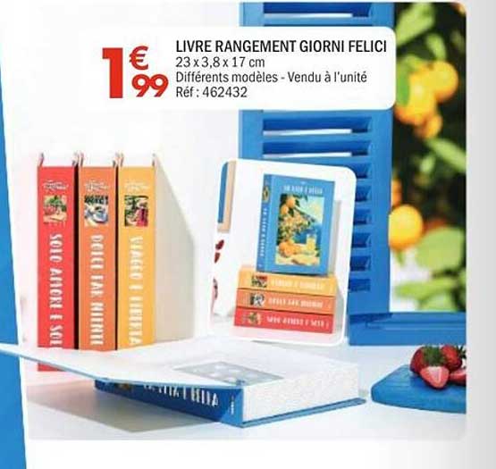 LIVRE RANGEMENT GIORNI FELICI