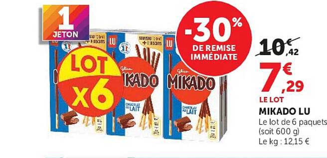 LOT x6 MIKADO LU