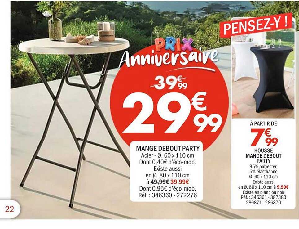 MANGE DEBOUT PARTY