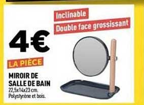 MIROIR DE SALLE DE BAIN