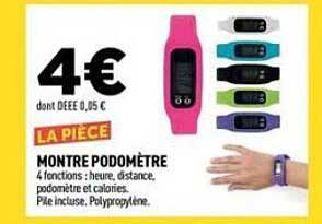 MONTRE PODOMÈTRE