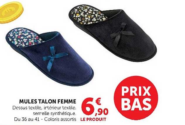MULES TALON FEMME