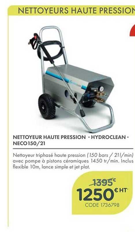 NETTOYEUR HAUTE PRESSION - HYDROCLEAN - NECO 150/21