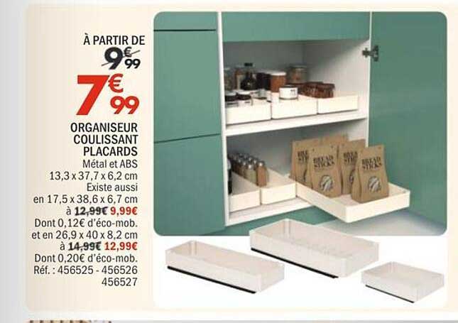 ORGANISEUR COULISSANT PLACARDS