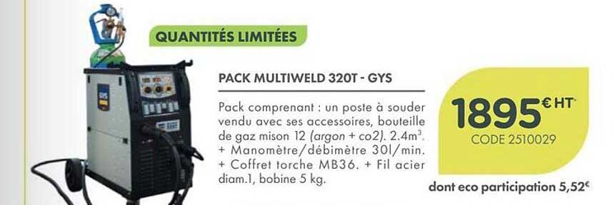 PACK MULTIWELD 320T - GYS