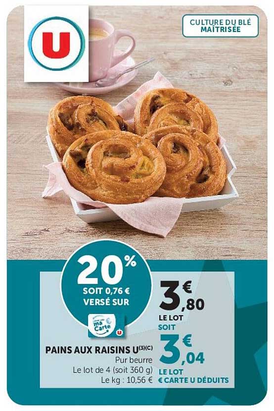 PAINS AUX RAISINS U (3)(1C)