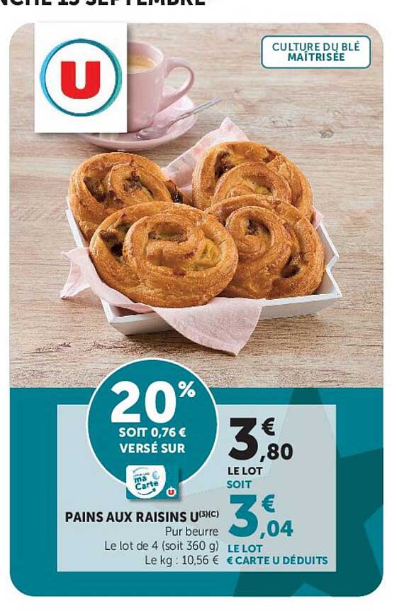 PAINS AUX RAISINS U (3)(C)