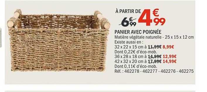 PANIER AVEC POIGNÉE