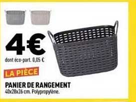 PANIER DE RANGEMENT
