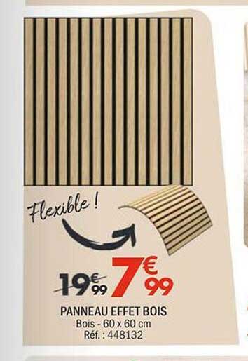 Panneau effet bois