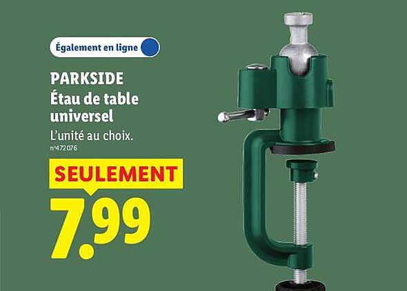 PARKSIDE Étau de table universel