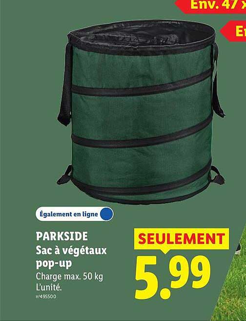 PARKSIDE Sac à végétaux pop-up