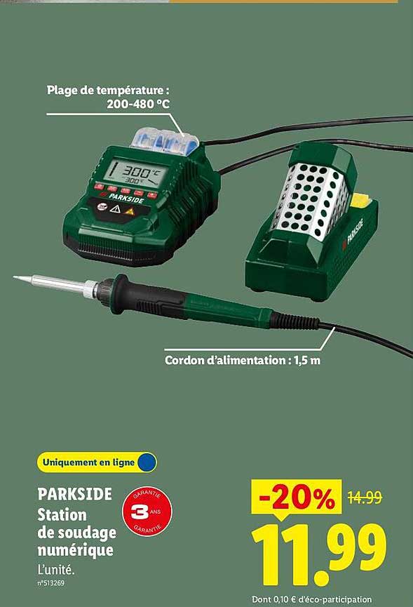 PARKSIDE Station de soudage numérique