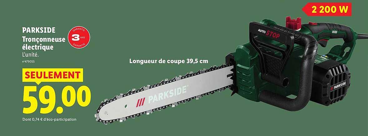 PARKSIDE Tronçonneuse électrique