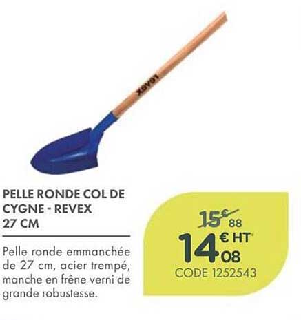 PELLE RONDE COL DE CYGNE - REVEX 27 CM