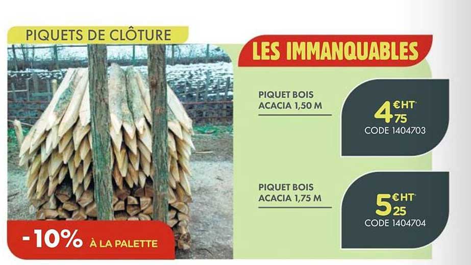 PIQUETS DE CLÔTURE