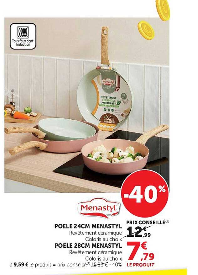 POELE 24CM MENASTYL