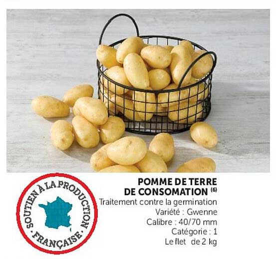POMME DE TERRE DE CONSOMATION