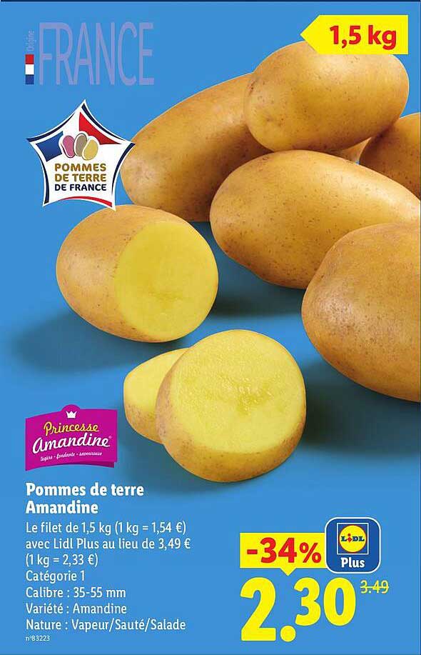 Pommes de terre Amandine