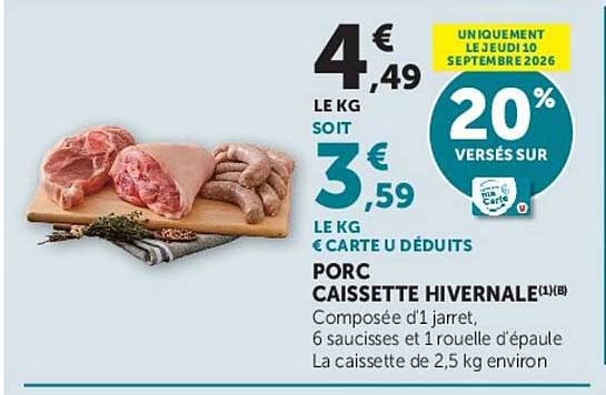 PORC CAISSETTE HIVERNALE