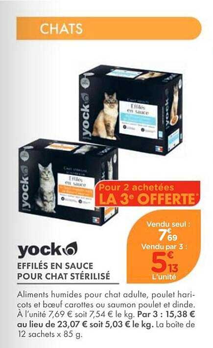 Pour 2 achetées LA 3e OFFERTE