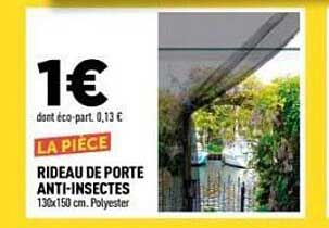 RIDEAU DE PORTE ANTI-INSECTES