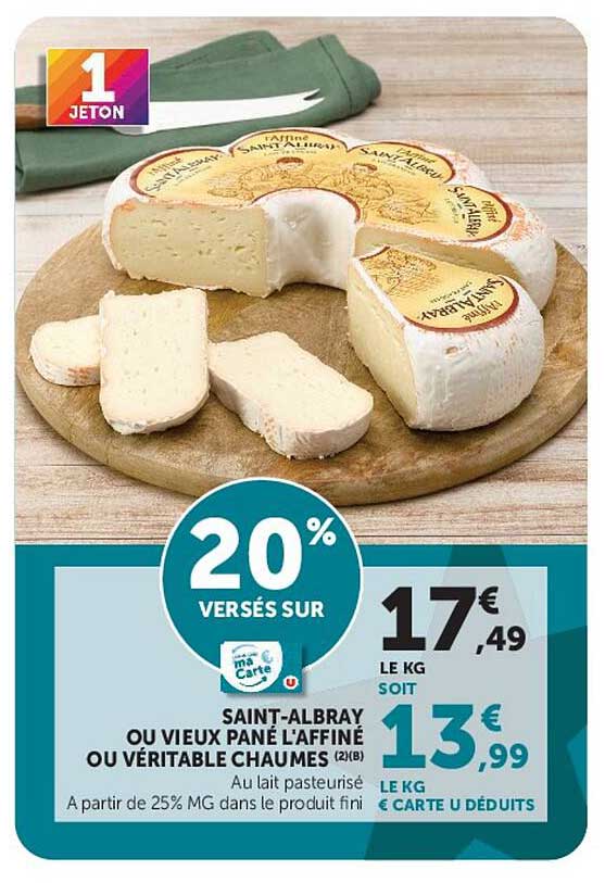 SAINT-ALBRAY OU VIEUX PANE L’AFFINÉ OU VÉRITABLE CHAUMES