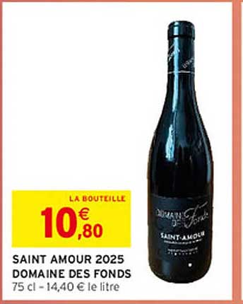 SAINT AMOUR 2025 DOMAINE DES FONDS