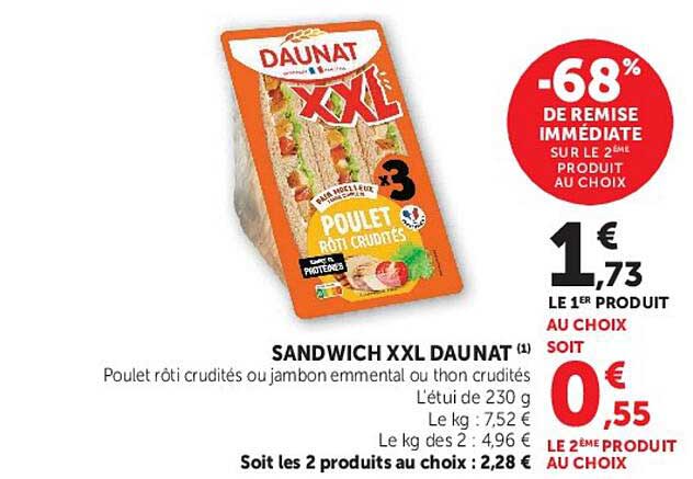SANDWICH XXL DAUNAT