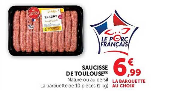 SAUCISSE DE TOULOUSE