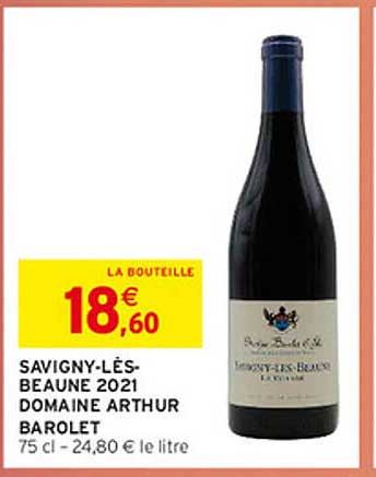 SAVIGNY-LÈS-BEAUNE 2021 DOMAINE ARTHUR BAROLET