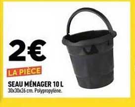 SEAU MÉNAGER 10 L