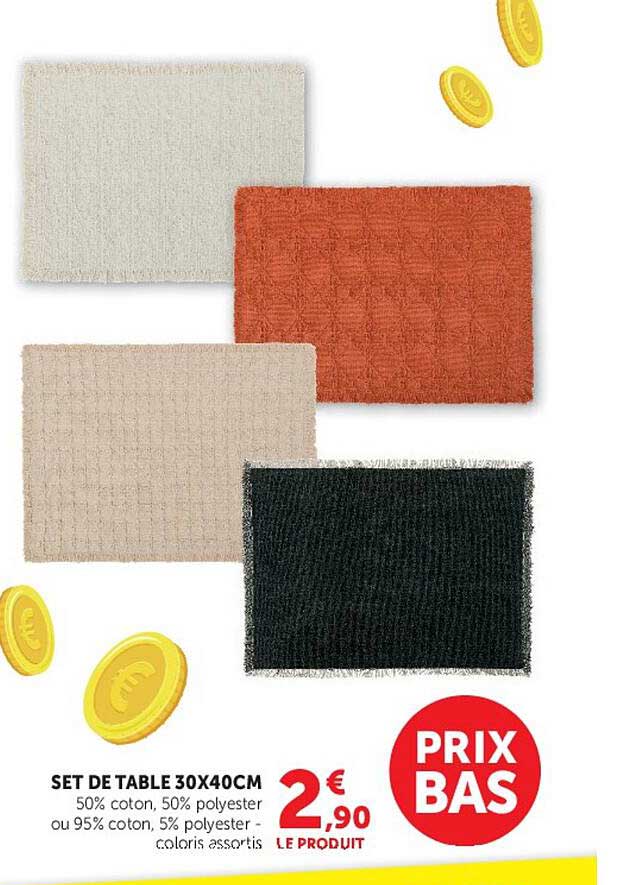 SET DE TABLE 30X40CM