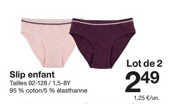 Slip enfant