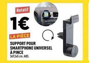 SUPPORT POUR SMARTPHONE UNIVERSEL À PINCE