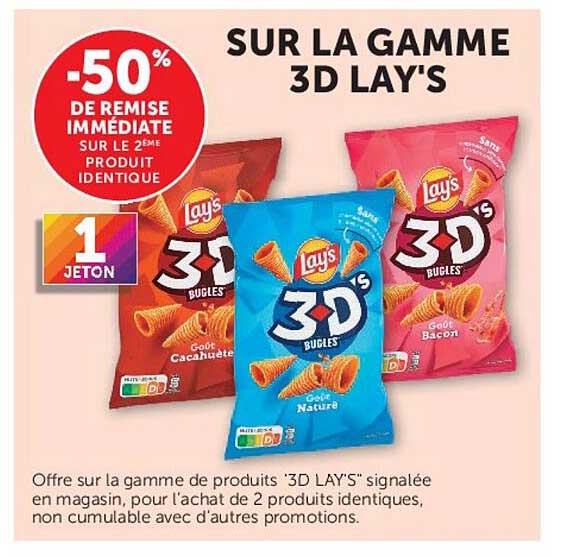 SUR LA GAMME 3D LAY'S