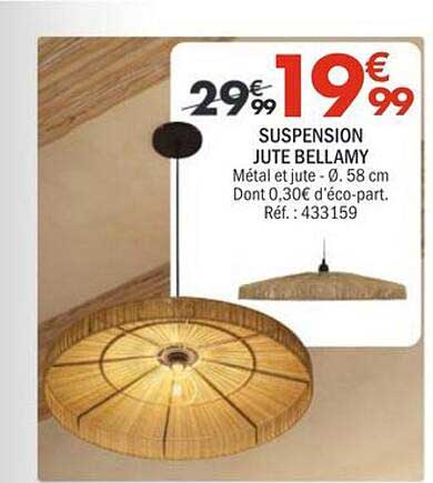 SUSPENSION JUTE BELLAMY