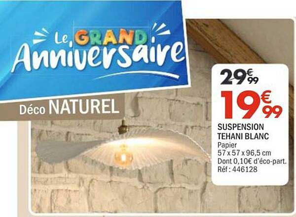 SUSPENSION TEHANI BLANC