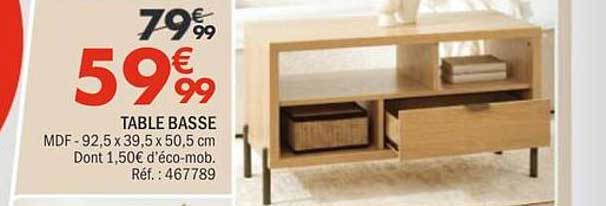 TABLE BASSE