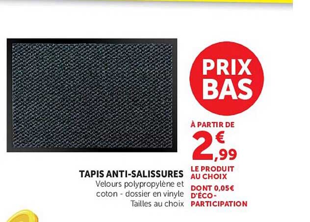 TAPIS ANTI-SALISSURES