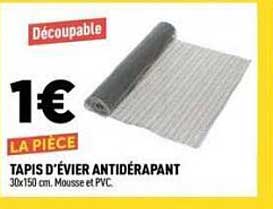 TAPIS D'ÉVIER ANTIDÉRAPANT