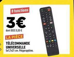 TÉLÉCOMMANDE UNIVERSELLE