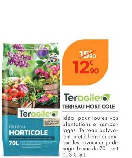 Teragile TERREAU HORTICOLE