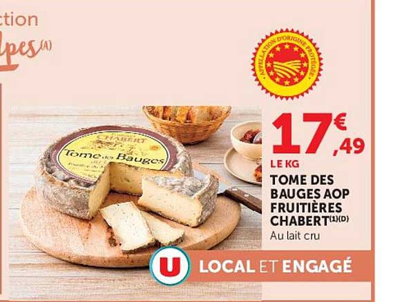 TOME DES BAUGES FRUITIÈRES CHABERT(1)(D)